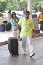 Wajid Ali depart to Goa for Planet Hollywood Launch in Mumbai Airport on 14th April 2015